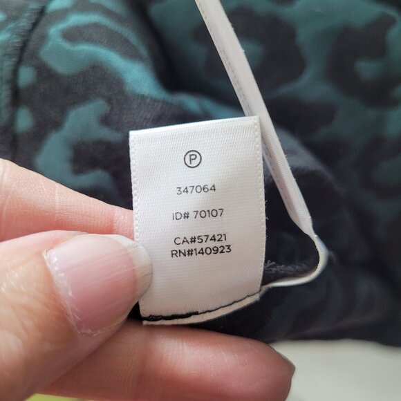 LOFT‎ Dress Womens 4 Green Black Sleeveless Jacquard Animal Print Fit Flare New - Picture 6 of 13